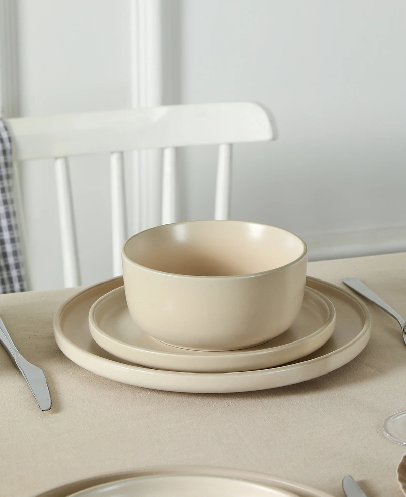 Earth & Clay Amber 24 Pc. Dinnerware Set, Service for 8