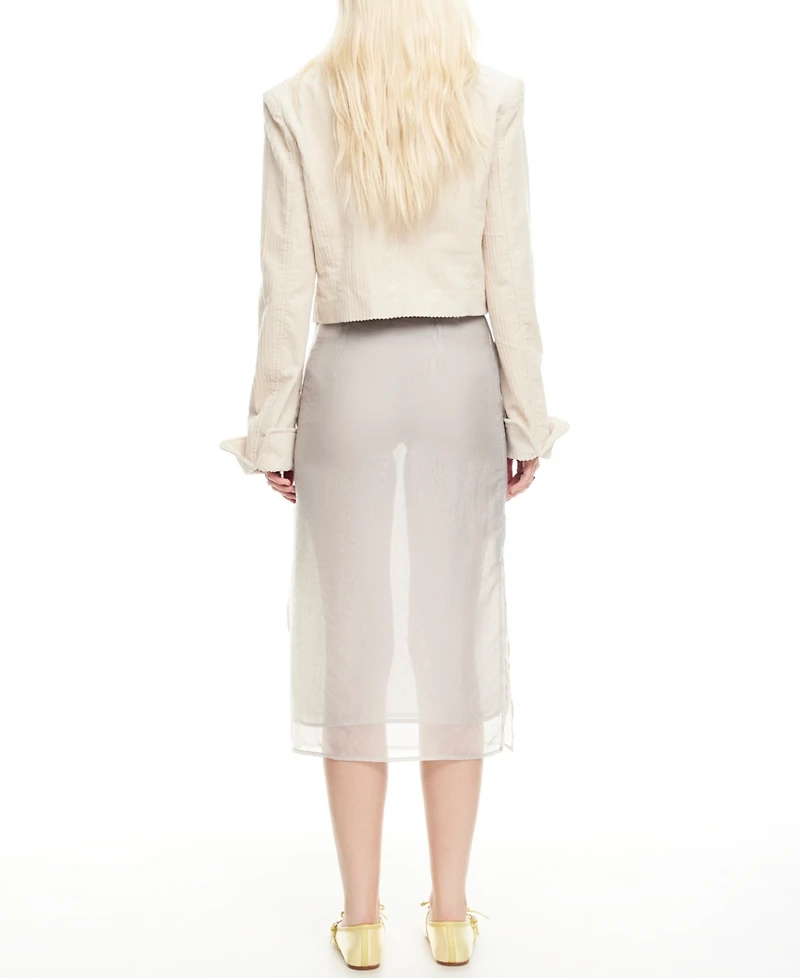 Lioness Women's Paradise Side-Slit Midi Skirt