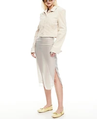 Lioness Women's Balmy Button-Front Long-Sleeve Jacket