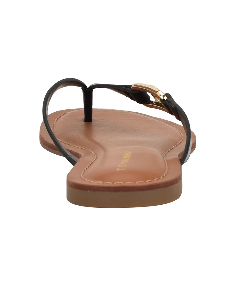 Tommy Hilfiger Women's Liande Logo Flat Thong Sandal