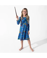 Bellabu Bear Baby Girls House Pride Long Sleeve Dress