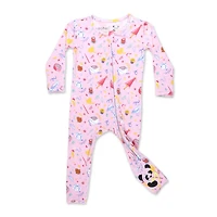 Bellabu Bear Baby Boys or Girls Happee Birthdae Harry Convertible Footie