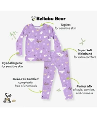 Bellabu Bear Kids Unisex Kids' Hedwig's Magical Mail Set of 2 Piece Pajamas