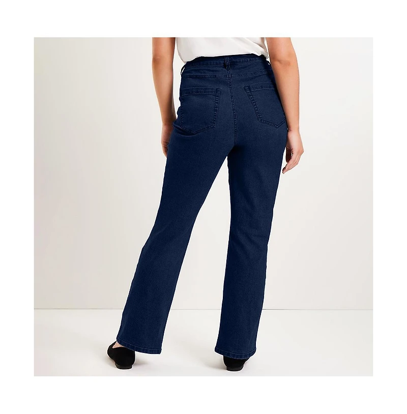 June + Vie Women's Fit Bootcut Jeans