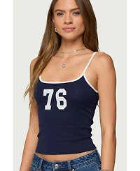 Edikted Women's 76 Contrast Tank Top