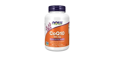 Now Foods CoQ10 with Hawthorn Berry Vegetarian ,100 mg ,180 Veg Caps