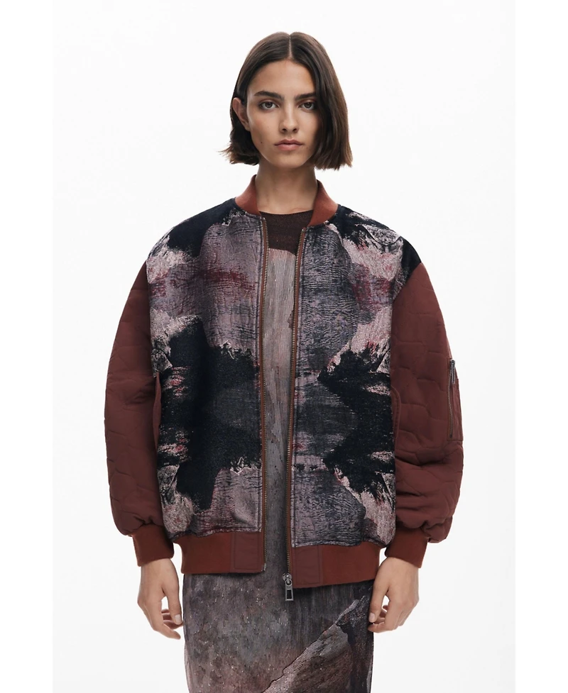 Desigual Women's Jacket designed by Mr. Christian Lacroix