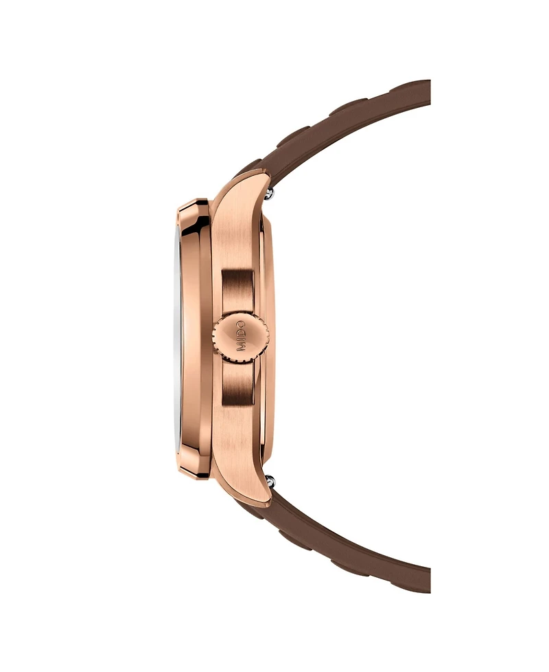 Mido Unisex Multifort Brown Swiss Automatic Watch, 40mm