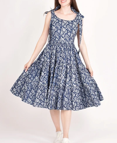 Raas Women's Tiered Midi Dress