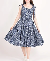 Raas Women's Tiered Midi Dress