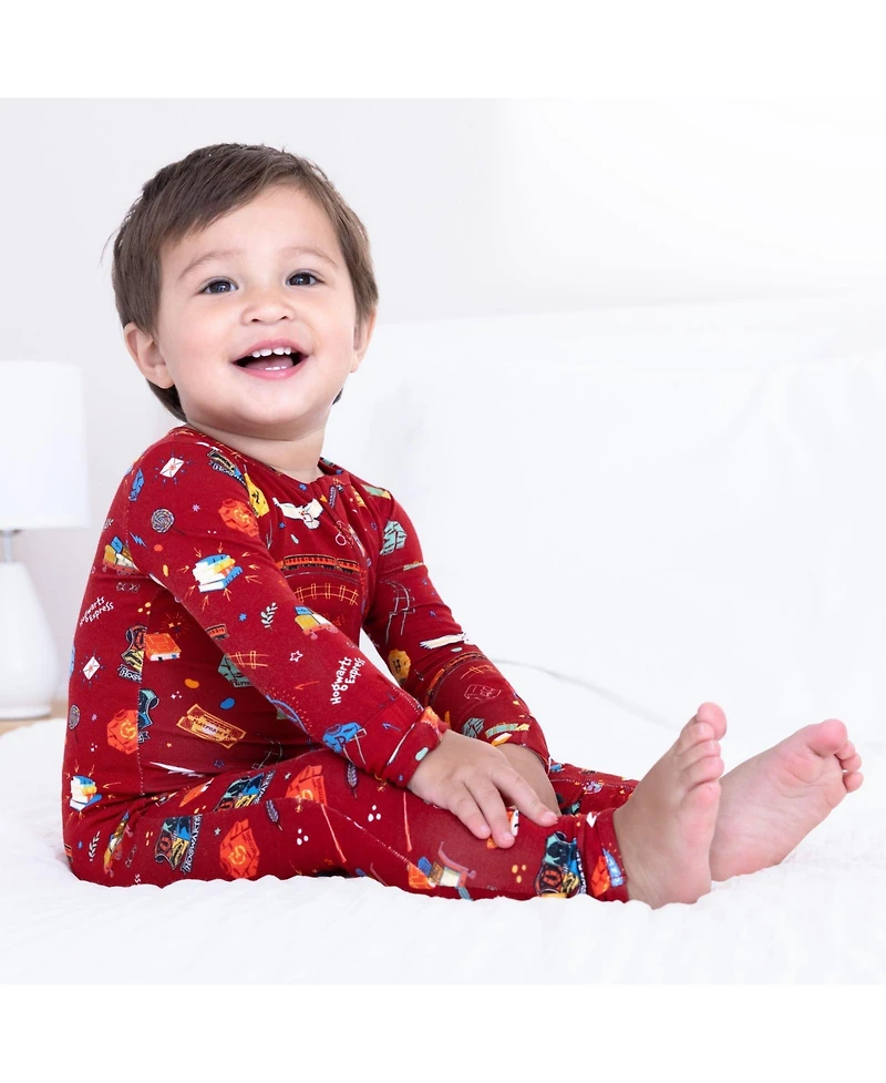 Bellabu Bear Baby Boys or Girls Hogwarts Express Convertible Footie