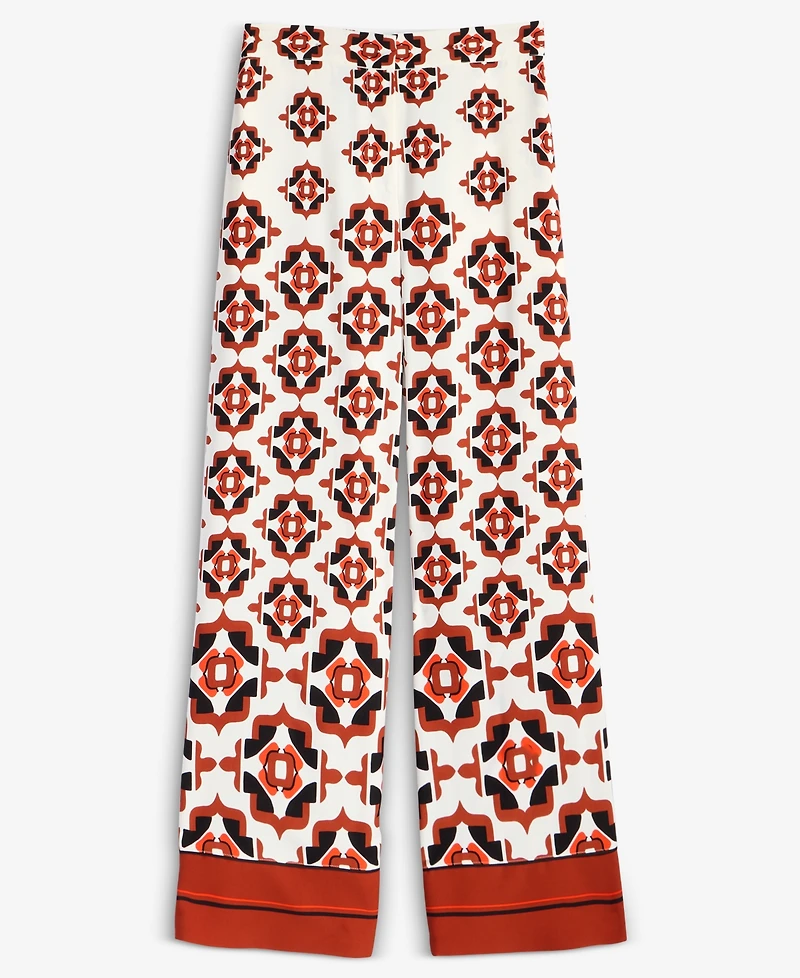 Women's Medallion-Print Wide-Leg Pants, Macy's Exclusive - On 34th | Alix Friedberg Capsule Collection