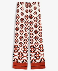 Women's Medallion-Print Wide-Leg Pants, Macy's Exclusive - On 34th | Alix Friedberg Capsule Collection