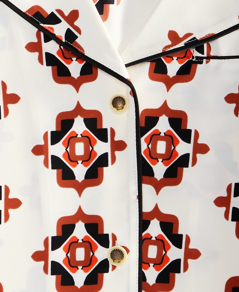 Women's Medallion-Print Shirt, Macy's Exclusive - On 34th | Alix Friedberg Capsule Collection