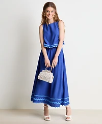 Women's Ric Rac Applique Top, Macy's Exclusive - On 34th | Alix Friedberg Capsule Collection
