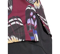 adidas Women's Farm Butterfly-Print Top