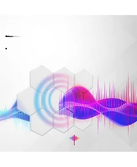 Sonic Acoustics Hexagon Sound Absorbing Panels 14" X 12" X 0.4" - 12 Pack