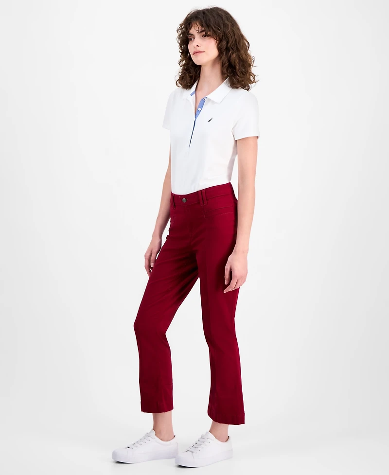 Nautica Jeans Women's Stretch Twill Demi Bootcut Pant