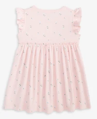 First Impressions Baby Girls Short-Sleeve Floral-Print Dress