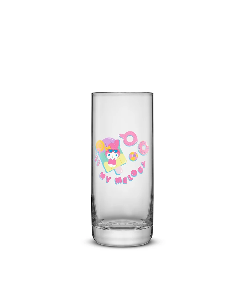 JoyJolt Hello Kitty Friends Summer Drinking Glasses, Set of 4