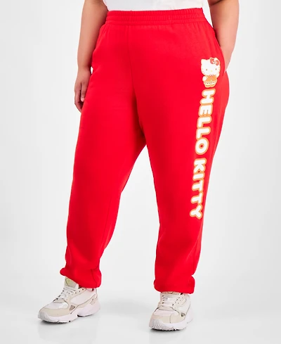 Love Tribe Trendy Plus Hello Kitty Holiday Sweatpants