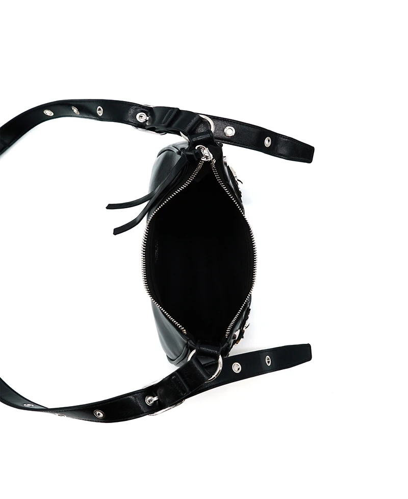 Like Dreams Soleil Studded Moon Crossbody Bag