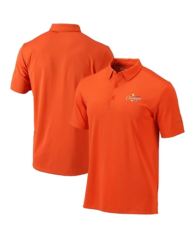 Columbia Men's Orange Oklahoma City Thunder 2025 Nba Finals Champions Omni-Wick Drive Polo Shirt