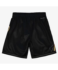 Mitchell & Ness Men's Black Miami Heat Big Face Fashion Shorts