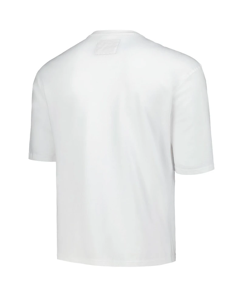 Reason Men's and Women's White Betty Boop Racing Graphic Box T-Shirt