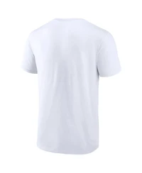 Fanatics Men's White Oklahoma City Thunder 2025 Nba Finals Champions Big Tall Caricature Roster T-Shirt