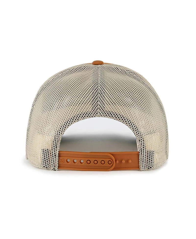 '47 Brand Men's Burnt Orange Texas Longhorns Pomona Mesh Hitch Adjustable Trucker Hat