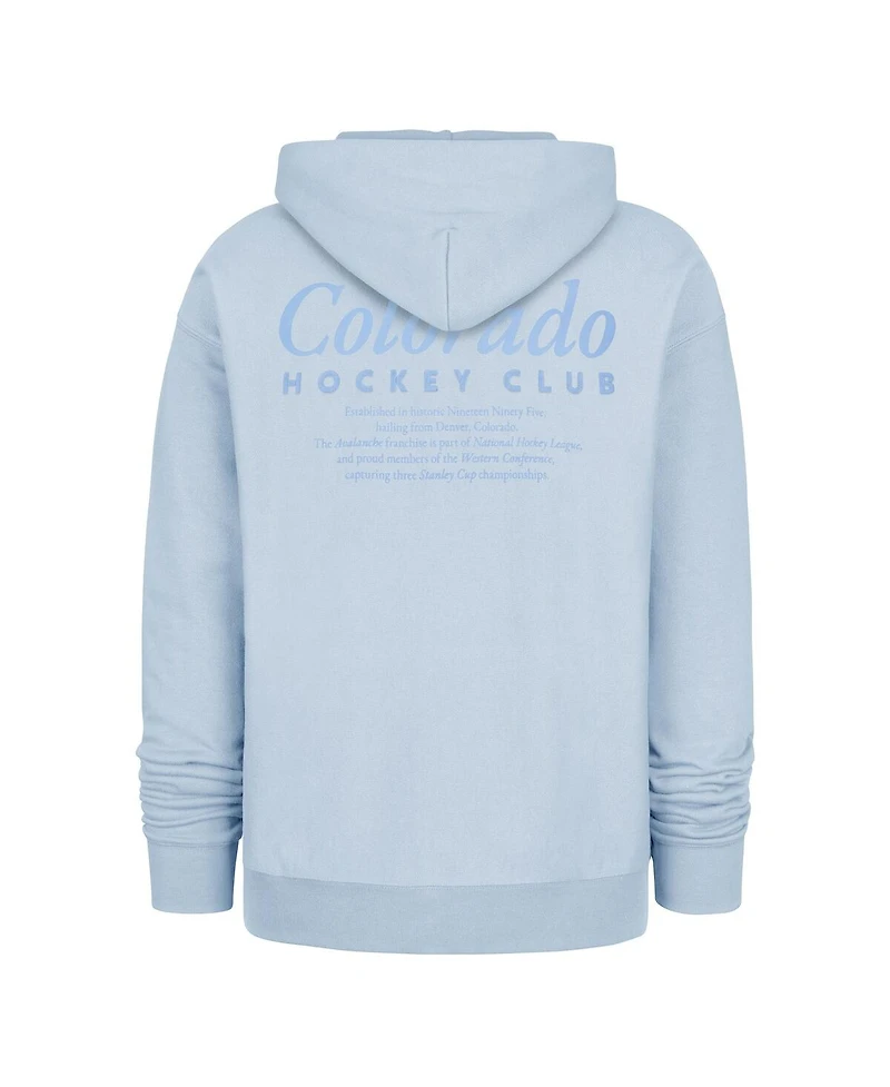 '47 Brand Men's Light Blue Colorado Avalanche Foundation Pullover Hoodie