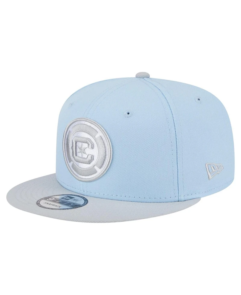 New Era Men's Light Blue Chicago Fire Color Pack Two-Tone 9FIFTY Snapback Hat