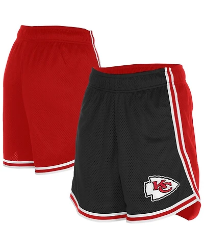 New Era Women's Black/Red Kansas City Chiefs Sport Classics Mesh Shorts