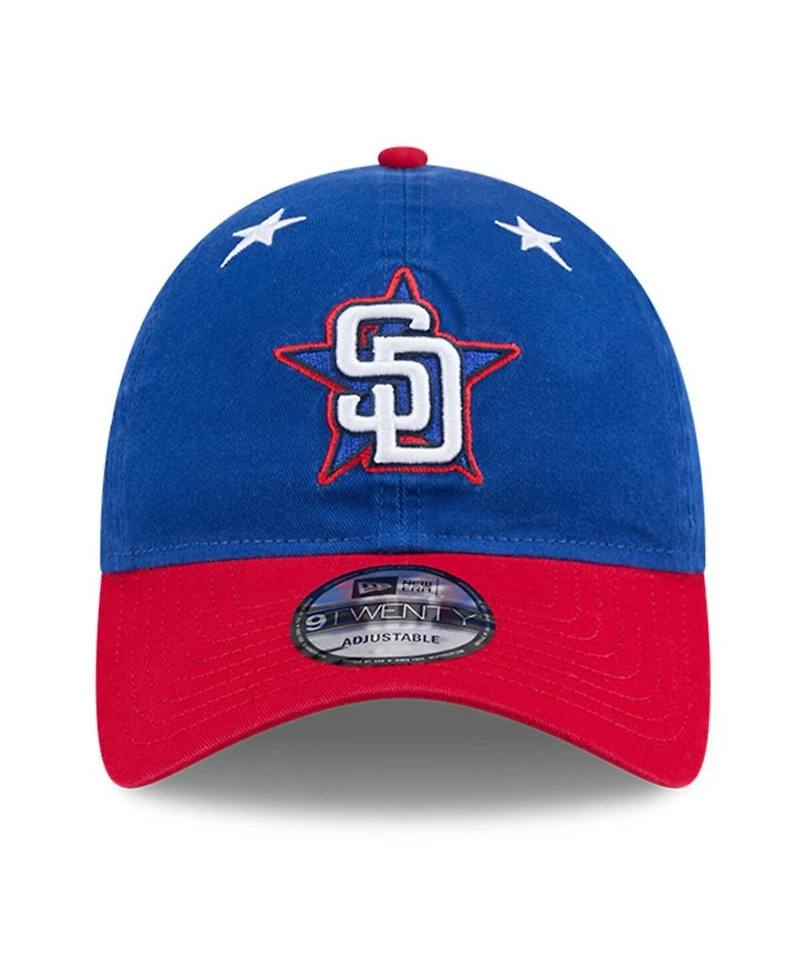 New Era Men's Blue/Red San Diego Padres 2025 Mlb All-Star Game Workout 9TWENTY Adjustable Hat