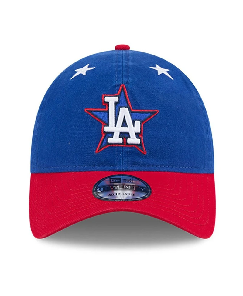 New Era Men's Blue/Red Los Angeles Dodgers 2025 Mlb All-Star Game Workout 9TWENTY Adjustable Hat