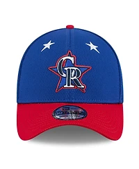 New Era Men's Blue/Red Colorado Rockies 2025 Mlb All-Star Game Workout 39THIRTY Flex Hat
