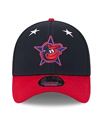 New Era Men's Navy/Red Baltimore Orioles 2025 Mlb All-Star Game Workout 39THIRTY Flex Hat