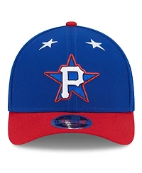 New Era Men's Blue/Red Pittsburgh Pirates 2025 Mlb All-Star Game Workout 9FORTY M-Crown Adjustable Hat