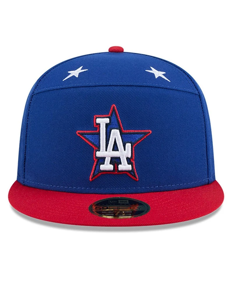 New Era Men's Blue/Red Los Angeles Dodgers 2025 Mlb All-Star Game Workout Side Patch 59FIFTY Fitted Hat