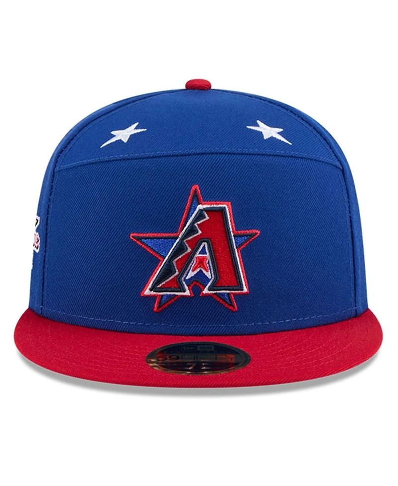 New Era Men's Blue/Red Arizona Diamondbacks 2025 Mlb All-Star Game Workout Side Patch 59FIFTY Fitted Hat