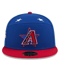 New Era Men's Blue/Red Arizona Diamondbacks 2025 Mlb All-Star Game Workout Side Patch 59FIFTY Fitted Hat