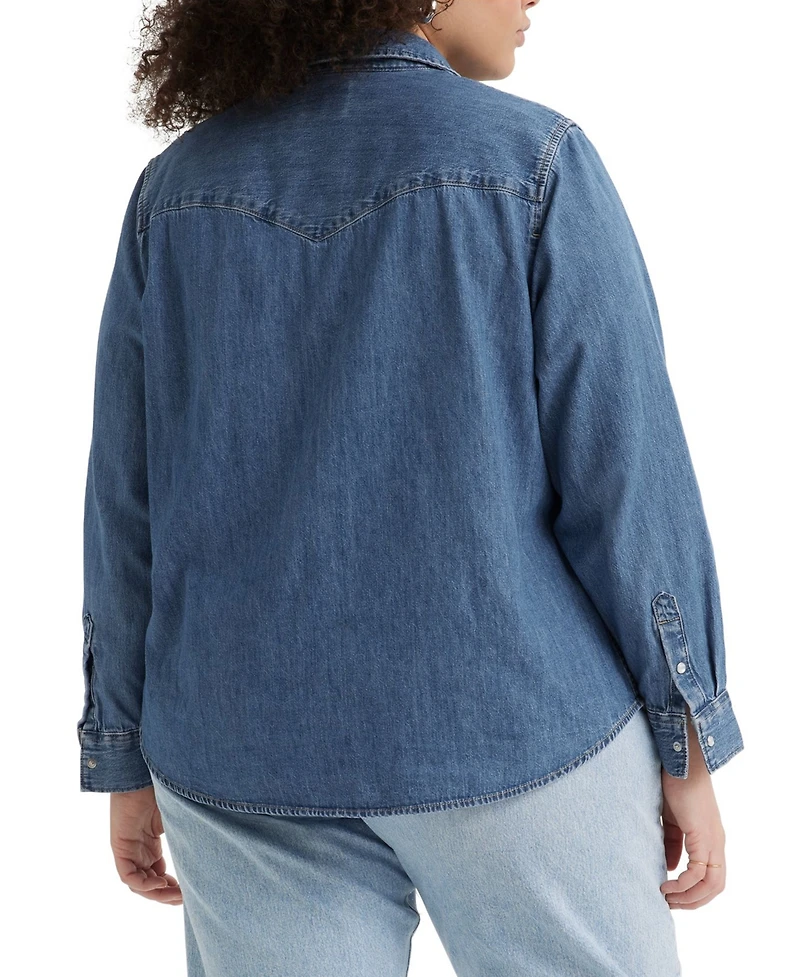 Levi's Trendy Plus Essential Western Cotton Shirt