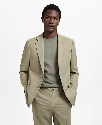 Mango Men's Milan Slim-Fit Suit Blazer