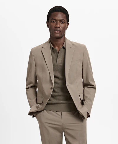 Mango Men's Milan Slim-Fit Suit Blazer
