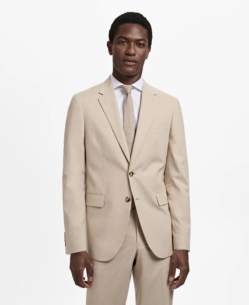 Mango Men's Milan Slim-Fit Suit Blazer