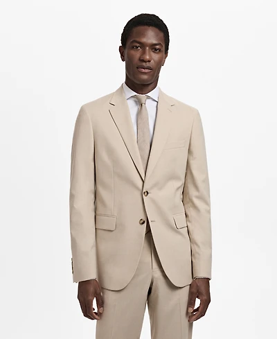 Mango Men's Milan Slim-Fit Suit Blazer