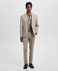 Mango Men's Stretch Fabric Super Slim-Fit Suit Pants