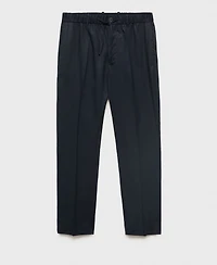 Mango Men's Lyocell Cotton Jogger Pants