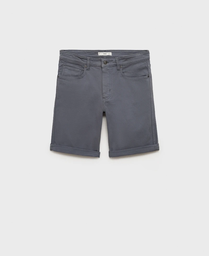 Mango Men's Slim-Fit Denim 11.5" Bermuda Shorts